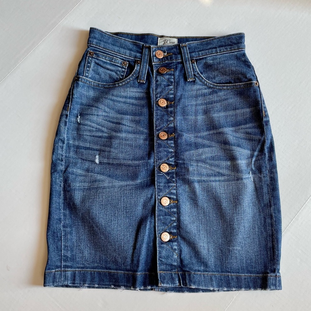 Jcrew Denim Skirt